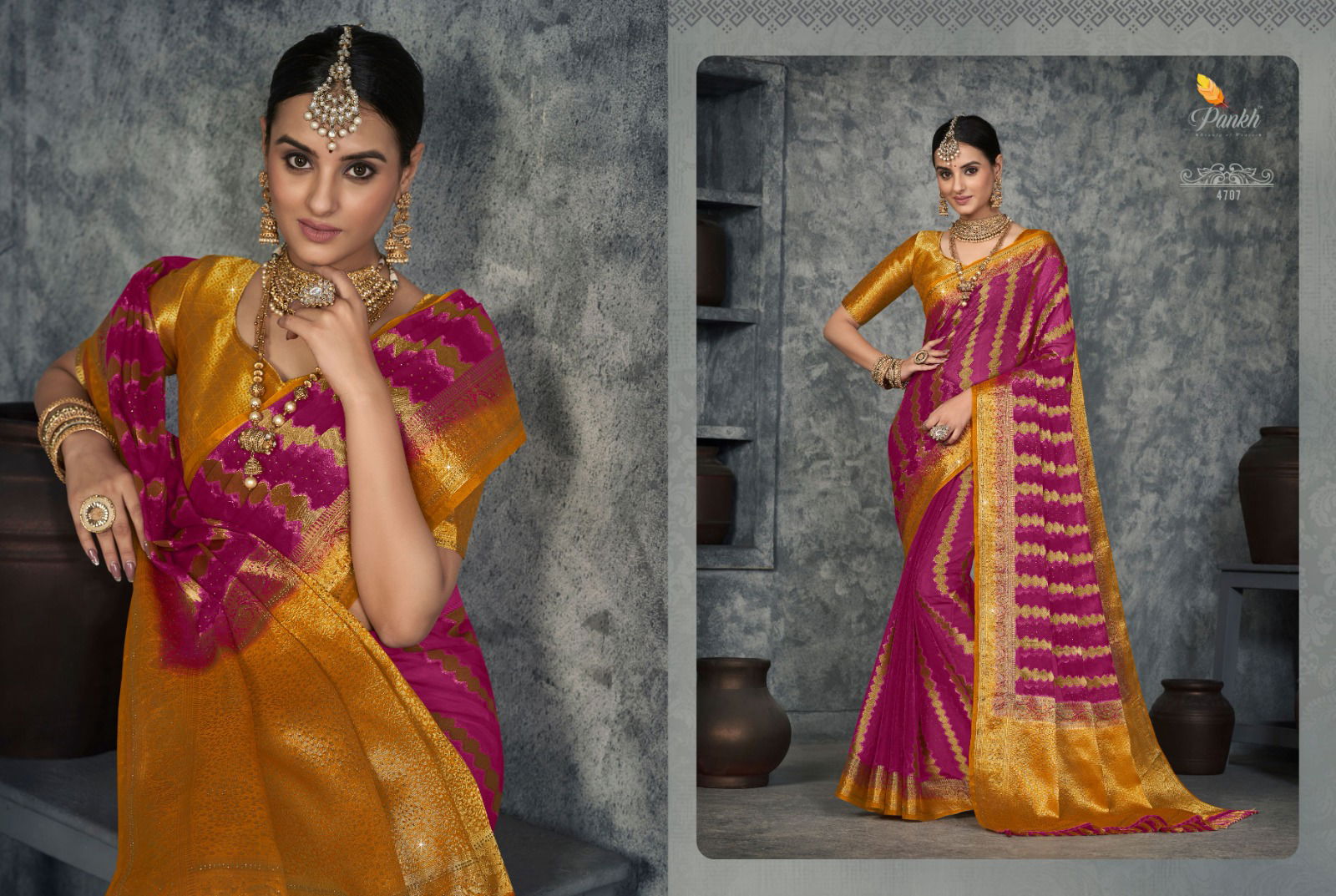 Pankh Suchitra Silk Vol 1 Designer Sarees Catalog
